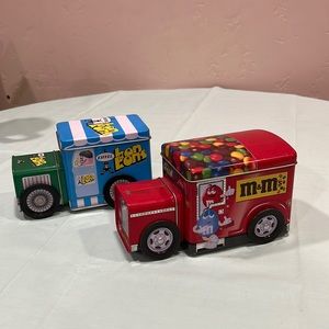 Bon bons and m&m’s tins